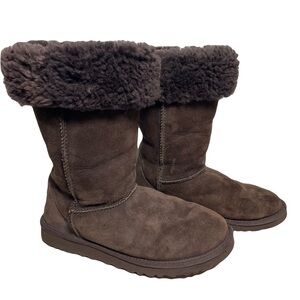 UGGS Classic Brown Suede Tall Women’s Boot Size 8